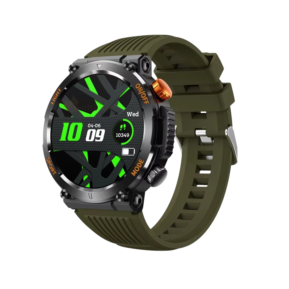 XG8 Pro Smartwatch - outdoor GPS, compass, LED light, fitness tracking, and Bluetooth calling