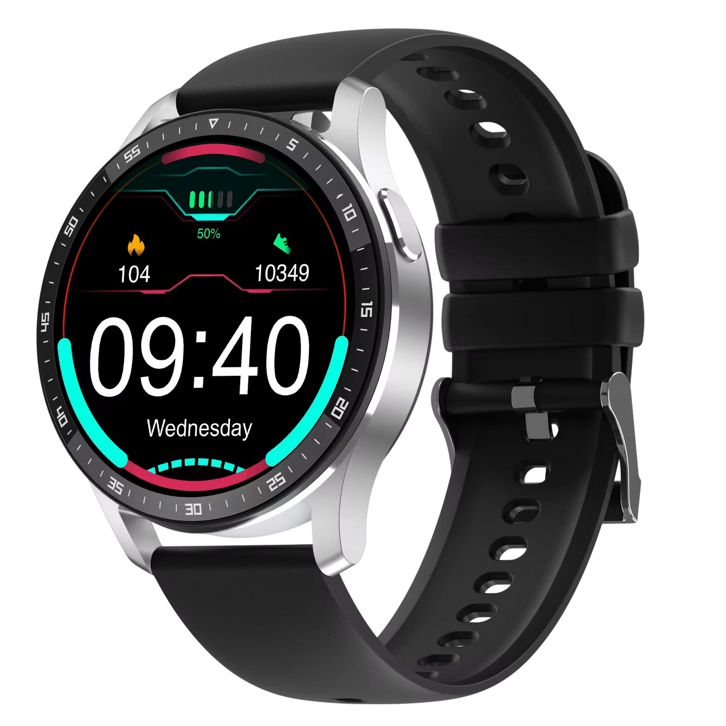 SQ8 2-in-1 Smartwatch mit TWS-Ohrhörer, Herz- und Blutdrucküberwachung, Bluetooth Call & Fitness Tracking