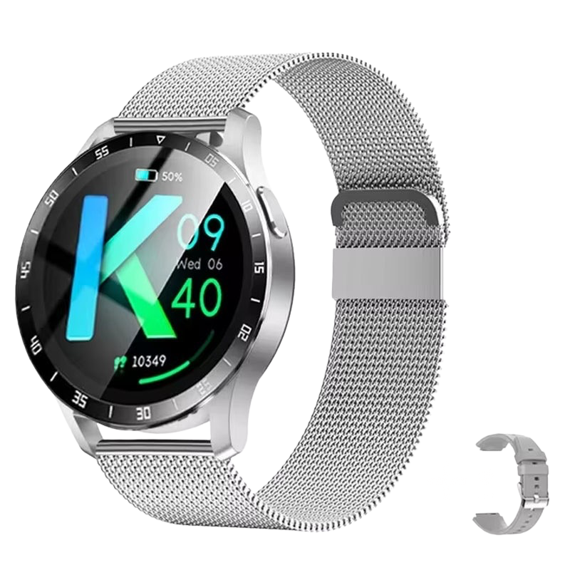 SQ8 2-in-1 Smartwatch mit TWS-Ohrhörer, Herz- und Blutdrucküberwachung, Bluetooth Call & Fitness Tracking