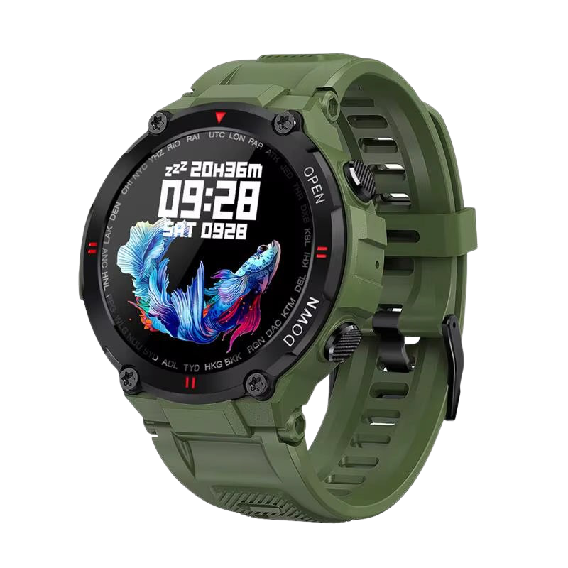 Trekpro Smartwatch Water Waterproof, Fitness, GPS, Health Tracker y Bluetooth Call